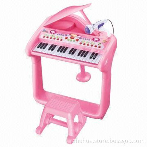 Kids electronic piano with a chair